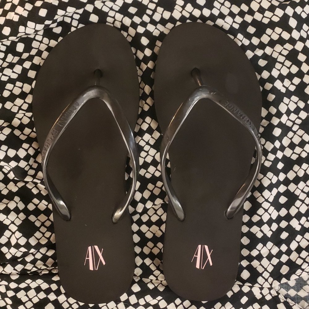 Armani Exchange Flip Flops